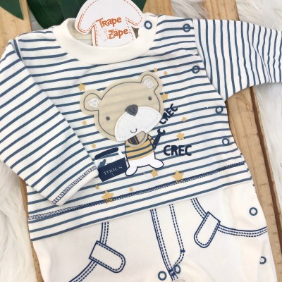 Macacão  Trape Zape - Ursinho mecânico crec crec